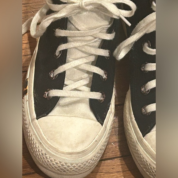 Converse Chuck Taylor All Star Tortoise High Lift Platform Black A05257C Sz 6.5 - Picture 3 of 16